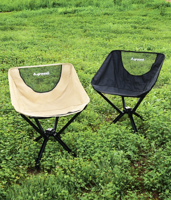 에이그라운드 플립 휴대용 미니 경량 접이식 캠핑의자